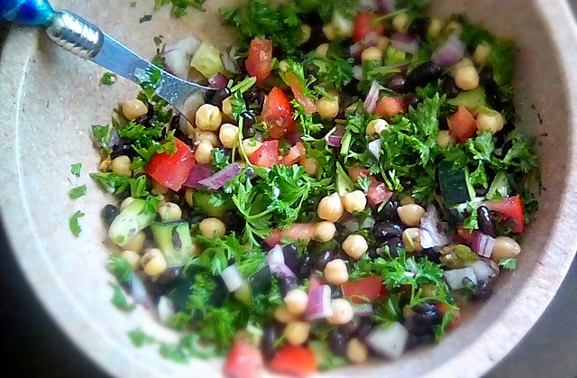 Balela, a Mediterranean bean salad