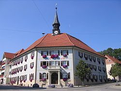 The town hall in Bonndorf im Schwarzwald