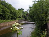 El río Brent cerca de Greenford.