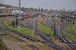 Kolejiště stanice Brno-Maloměřice