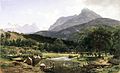 View Near Brunnen on Lake Lucerne, 1857