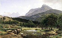 "View Near Brunnen on Lake Lucerne"