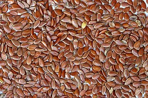 Brown Flax Seeds.