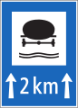 4.10 Water protection area (traffic users must be particularly careful; range of validity may be shown)
