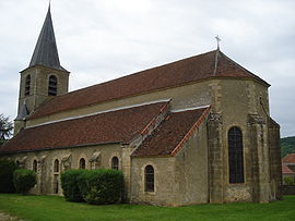 The church in Châteauneuf-Val-de-Bargis