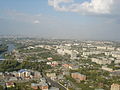 Vista aerea della città
