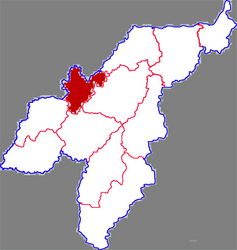 Distretto di Decheng – Mappa