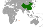 Miniatura per Relacions entre la República Popular de la Xina i Maurici