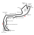 Štvrtá úprava (1997-2002) Dĺžka: 3,367 km Počet zákrut: 25 Traťový rekord: 1:18,023 (Rubens Barrichello, Ferrari, 2002)