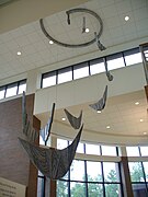 David Ascalon, Wings to the Heavens, 2008. Fabricada en aluminio y cable de acero inoxidable, Temple Israel (Memphis), Tennessee.