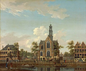 La Westerkerk, Amsterdam, 1778, Ottawa, Musée des beaux-arts du Canada.