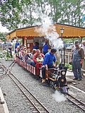 Echills Wood Railway i Storbritannia, sporvidden 7¼ tommer