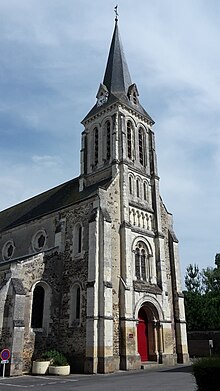 Photographie du clocher de l'église.