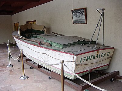 Esmeralda II, 1947, premier bateau à moteur à traverser le Grand Canyon.