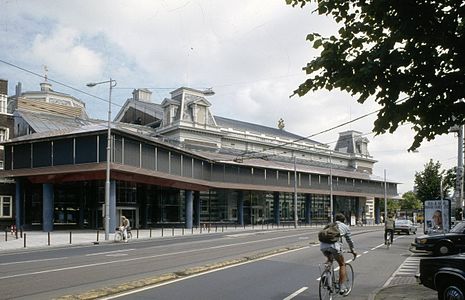 East side with the new entrance