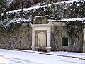 La fontana di Roxanne Koudounaris in inverno