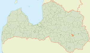 Галенская волость на карте