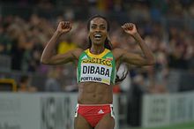 Silbermedaillengewinnerin: Genzebe Dibaba