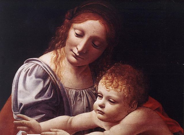 Giovanni Antonio Boltraffio : "La vierge et l'enfant"