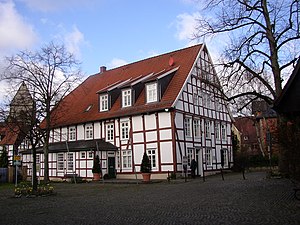 Het Kiskerhaus te Halle (1692-1712, als volkshogeschool in gebruik)