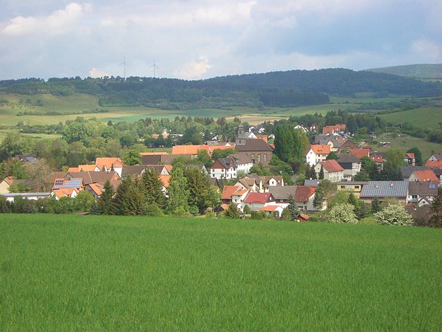 Foto van de plaats Walburg in de gemeente Hessisch Lichtenau