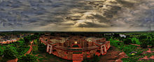 Viewing IIM Indore Campus at dusk. IIM Indore pano.jpg