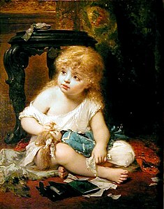 Girl with a doll