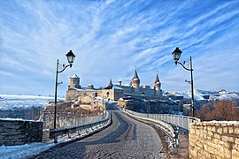 View on the fortress from Zamkova Street