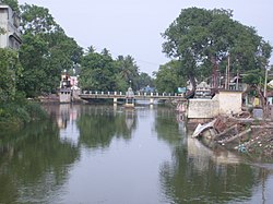 Bridge over the کاوری (رود) in Mayiladuthurai