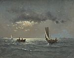 Fiskare i månsken (1886).