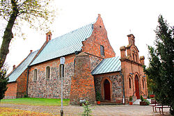 Parish church of St. Lawrence, built in the 12th-13th century.