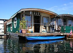 Lac Union de Seattle, aux États-Unis