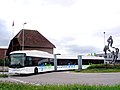 Un Hess lighTram 25 Hybride a été testé sur la ligne 4 en 2009 (ici à l'usine Hess).