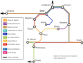 Netzplan der Rhätischen Bahn