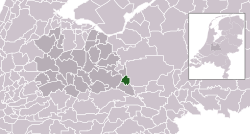 Ligging van Veenendaal-munisipaliteit in Utrecht