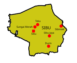 Location of Sibu District