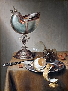 Nature morte au Nautilus, musée Hallwyl, Stockholm.