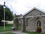 Medieval structure in the churchyard