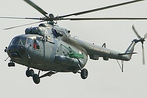 リトアニア空軍のMi-8MTV-1