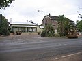 Station buildings in May 2007