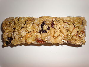 A Nature Valley Chewy Trail Mix Bar, fruit & n...