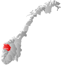 Letak Sogn og Fjordane di Norwegia