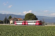 ジルタール・チューリッヒ・ユトリベルク鉄道から譲渡された電車（2010年撮影）