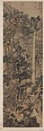 Вэнь Чжэнмин, Старые деревья у водопада, 1549.
