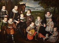 ある家族の肖像画(c.1625)