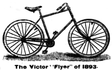 Overman Victor bicycle of 1893 Overman victor flyer bicycle.png