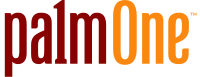 PalmOne logo, stylized as "pa1mOne", 2003-2005 Palmonesm.svg