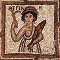 Mozaika v Byzantském kostele v Petře.