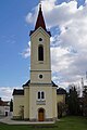 Pfarrkirche St. Nikolaus Kirchturm Haupteingang in die Kirche