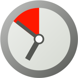 File:Pictogram voting wait red.svg